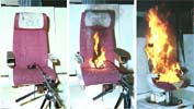 座椅燃烧测试