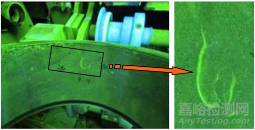 轴承常见缺陷的磁粉探伤和失效分析
