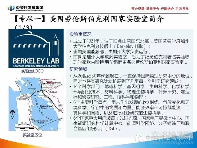 国家实验室研究报告