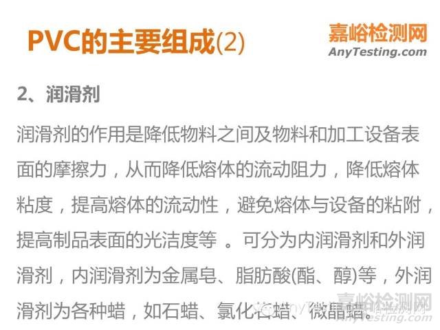 PVC材料成分分析