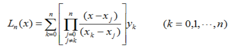 如何计算非计量点的修正值、修正因子（拉格朗日插值法） 