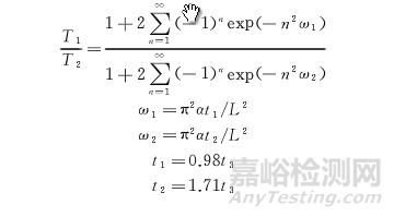 硬质合金热扩散率的测定方法