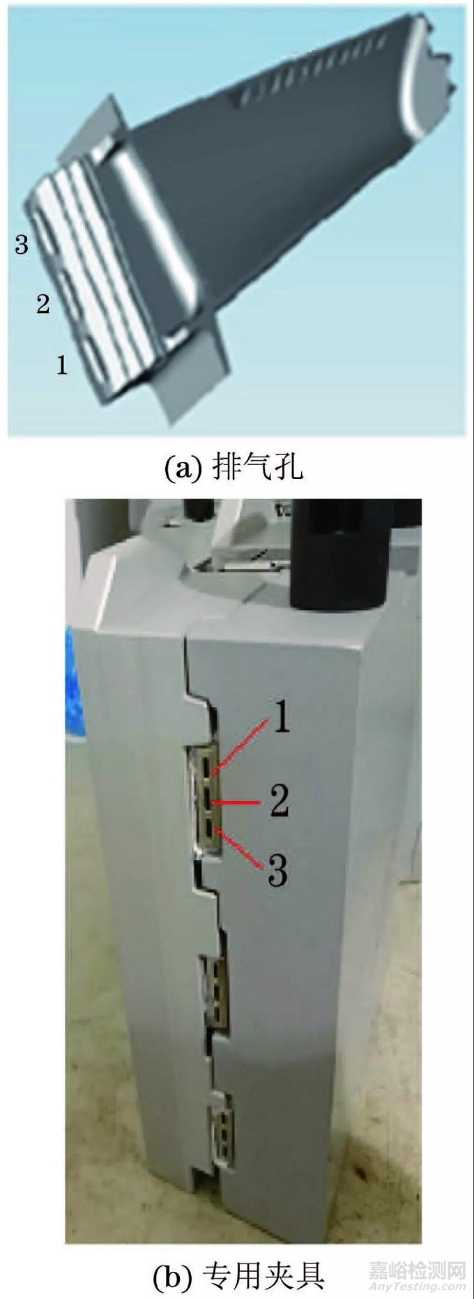 射线检测时，他们在涡轮叶片内发现了什么？