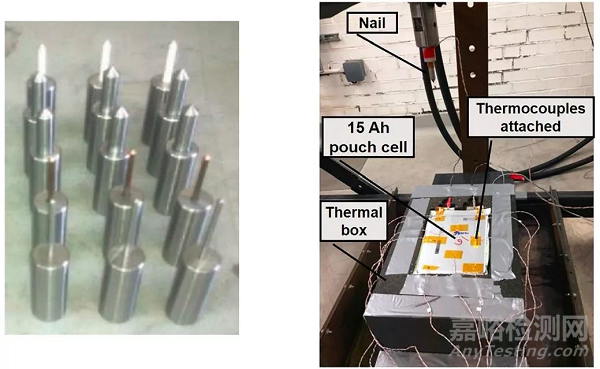 动力电池的安全测试 ---针刺实验