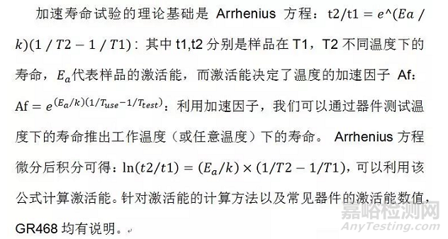 光电子器件可靠性认证与评估标准GR-468-CORE-Issue2