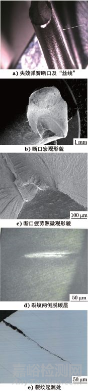 气阀弹簧制造工艺和失效分析案例