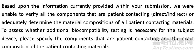 FDA 510(k)生物相容性测试常见问题