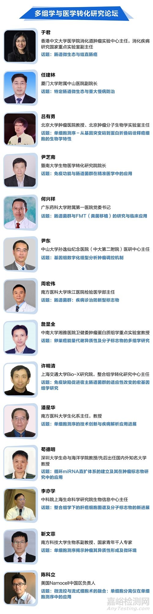 【报名倒计时1周】P4个体化医学60+殿堂级专家&议程大曝光，构筑万亿基因检测市场护城河！