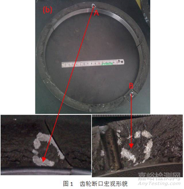 大型从动齿轮油槽开裂失效分析案例