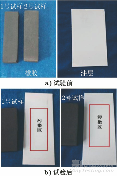 某型导弹表面漆层变色原因分析