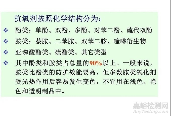 塑料添加剂的分类及各种添加剂的选用原则