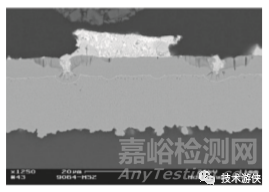 焊点性能严重劣化的不良微观组织