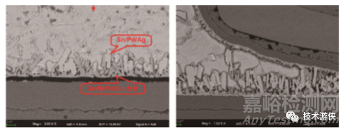 焊点性能严重劣化的不良微观组织