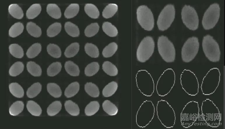 金属点阵材料结构参数的CT检测