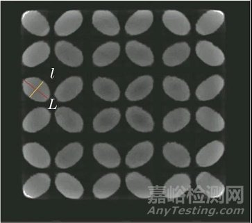 金属点阵材料结构参数的CT检测