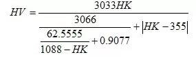 不同种类硬度测试方法换算研究成果