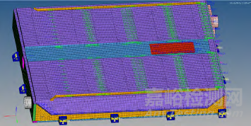 电动汽车电池箱结构随机振动疲劳分析