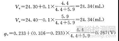电位滴定法确定滴定终点方法介绍
