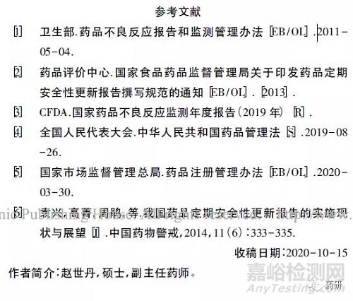 药品上市许可持有人药品定期安全性更新报告撰写常见问题浅析