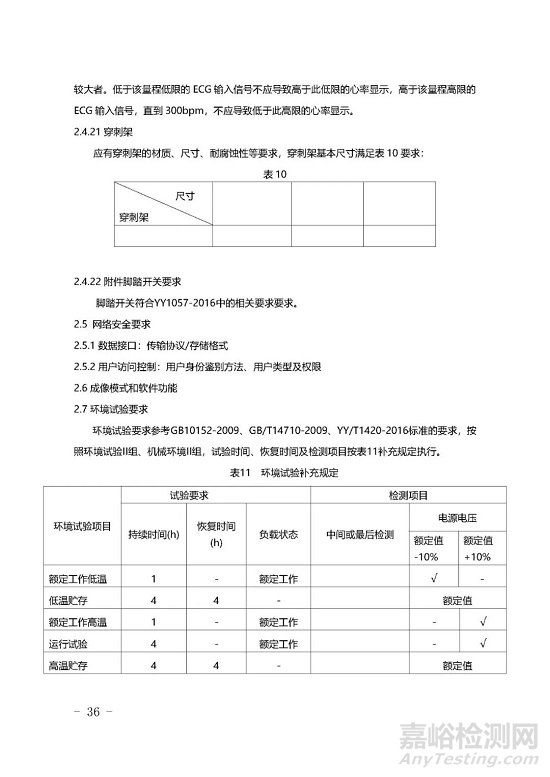 影像型超声诊断设备技术审评要点