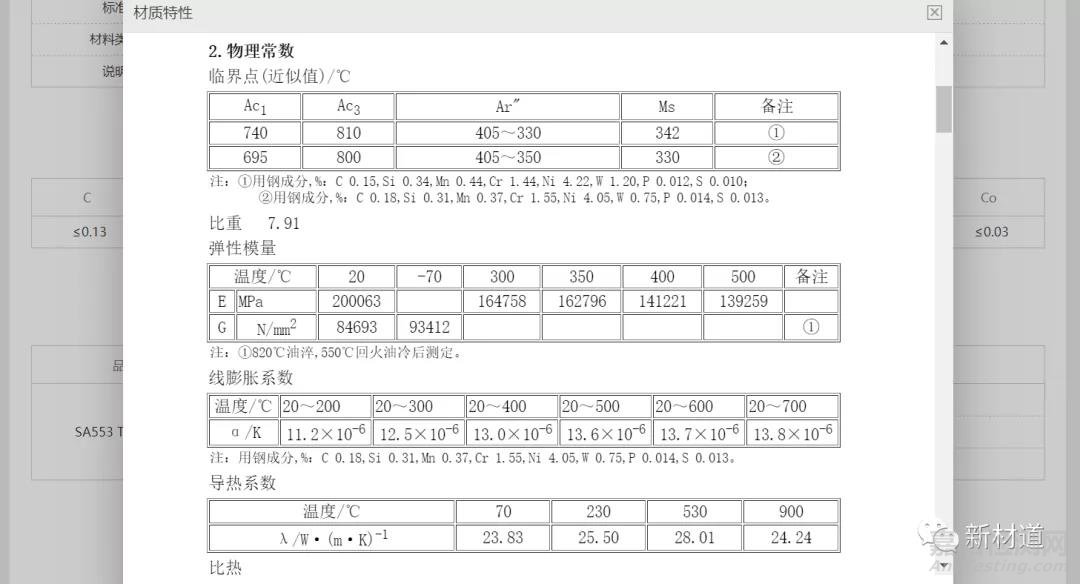 液化天然气用9Ni钢的技术性能要求