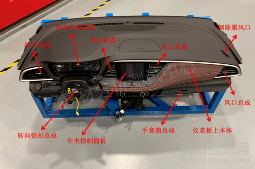 汽车仪表板三综合振动耐久性试验案例