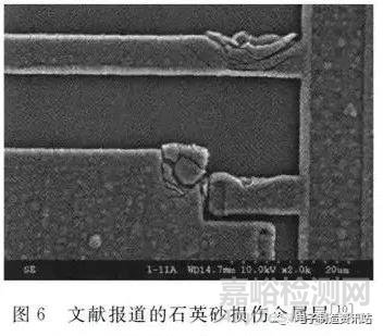 银浆沾污引起的芯片损伤机理分析