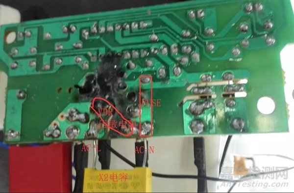 PCB线路板压敏电阻短路试验