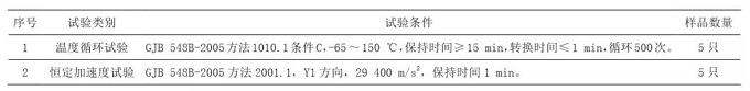 微波开关可靠性评价技术