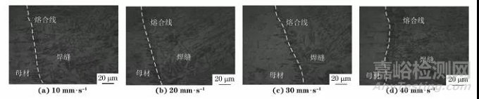 焊接速度对304不锈钢电子束焊接头组织与性能的影响