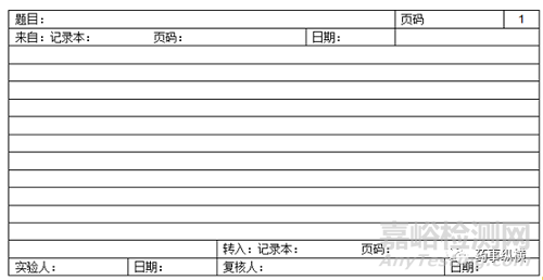 药学分析实验记录的书写规范