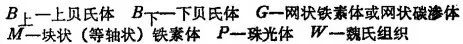 贝氏体的形成条件、组织形态和亚结构