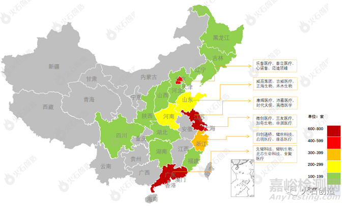 医用高值耗材产业链图谱及产业分布图