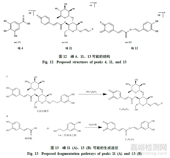 pH对毛蕊花糖苷稳定性影响及降解产物分析