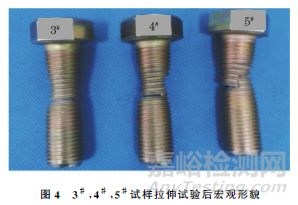 车用六角头螺栓断裂失效分析