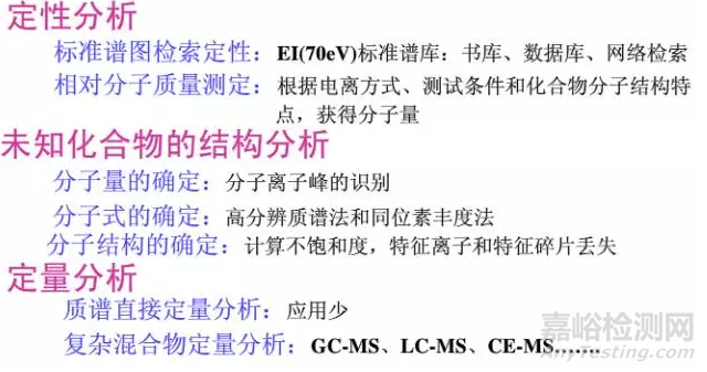 色谱、光谱、质谱分析仪器的区别和对比