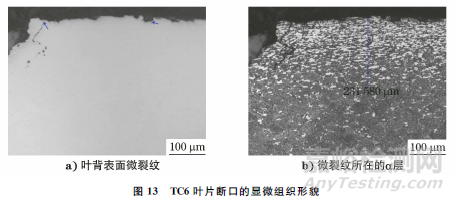 钛合金在金相检验中的常见缺陷