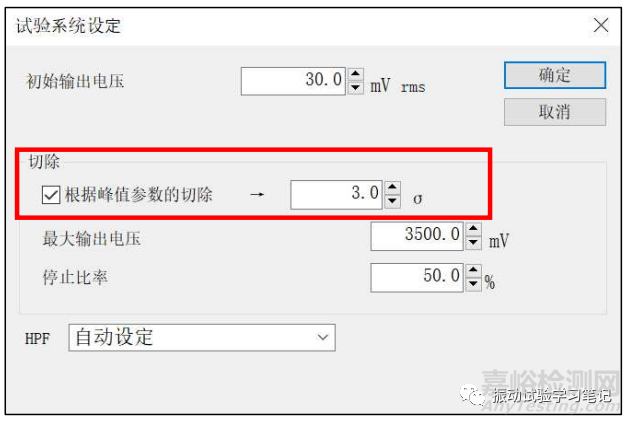 随机振动试验削波系数等参数详解