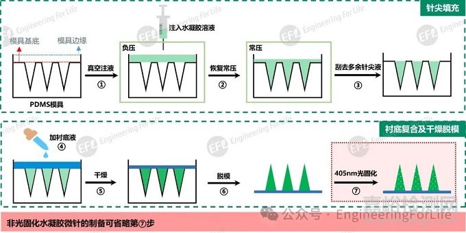 水凝胶微针制备指南